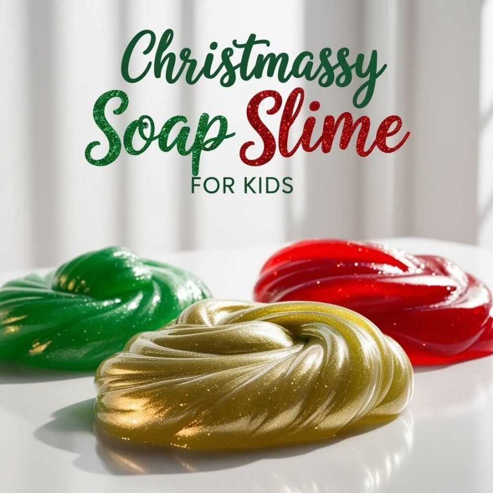 Christmas Soap Slime for Kids